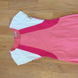 Pink Short Sleeved Dress XS